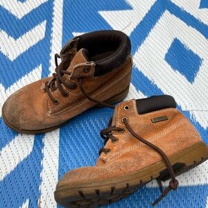 Brown Suede Hiking / Work Boots, little kids 13